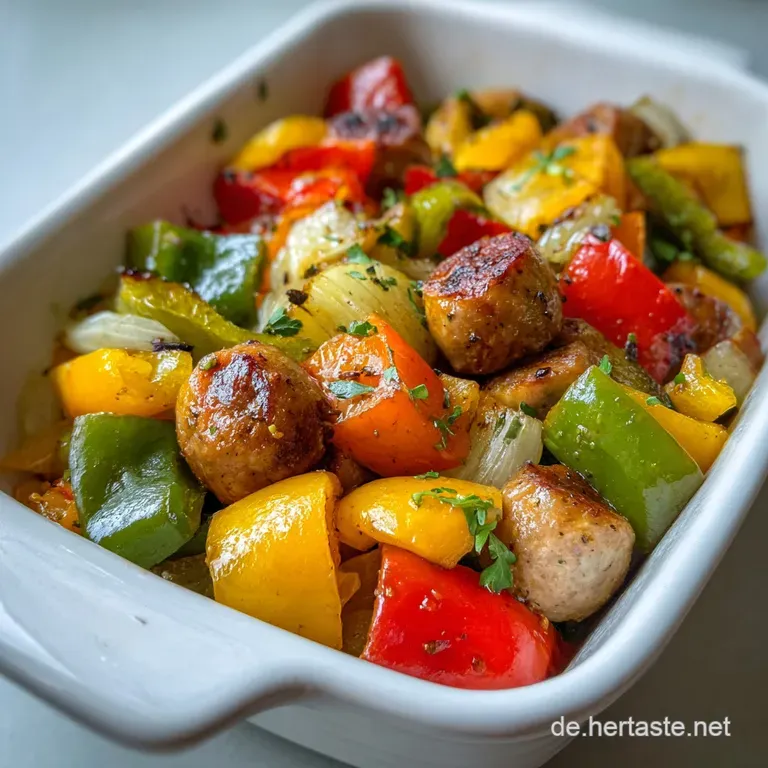 Schnelle Wurst-Gem&uuml;se-Pfanne Low Carb