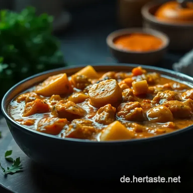 W&uuml;rziges Indisches Gem&uuml;se-Curry mit Kichererbsen