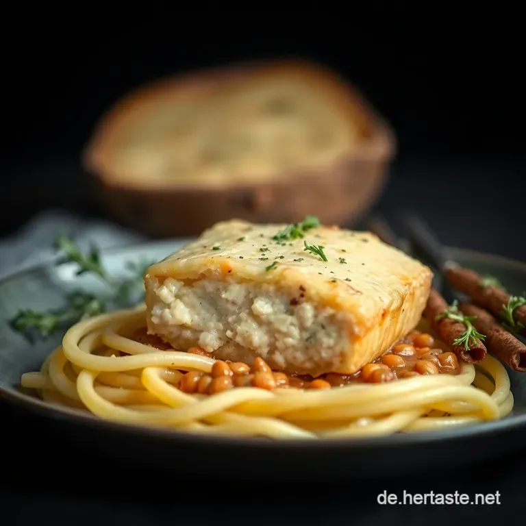 Zanderfilet Mit Knusperhaut Auf Kartoffel-Lauch-Tr&auml;umchen Und Zitronen-Kapern-Kick presentation