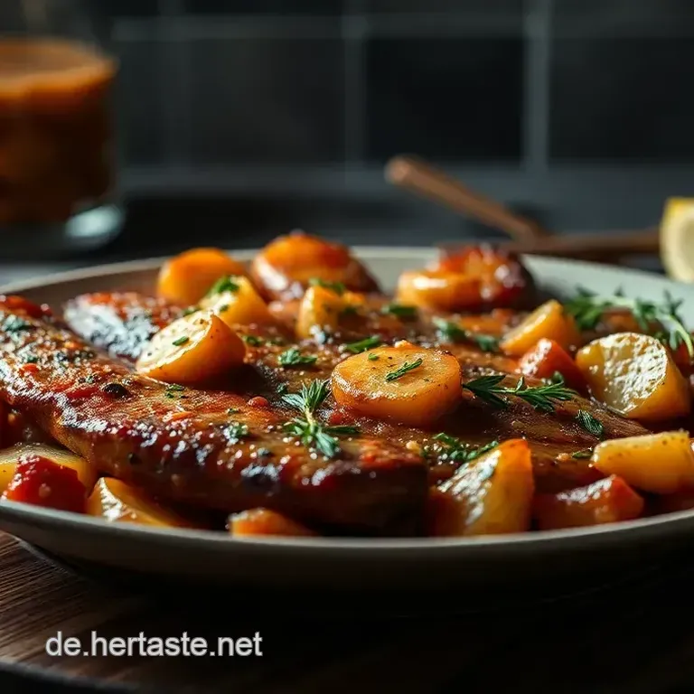 Zarte Barbarie Entenbrust mit balsamischer Reduktion