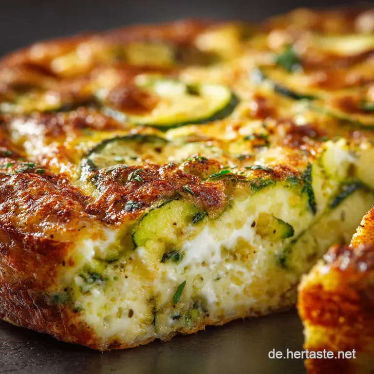 ZucchiniFrittata: Das Low-Carb-Wunder mit Parmesan und Kr&auml;utern