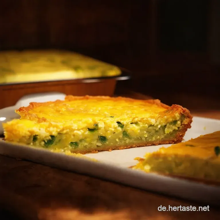 Zucchinifetatarte Mit Frischen Kr&auml;utern presentation