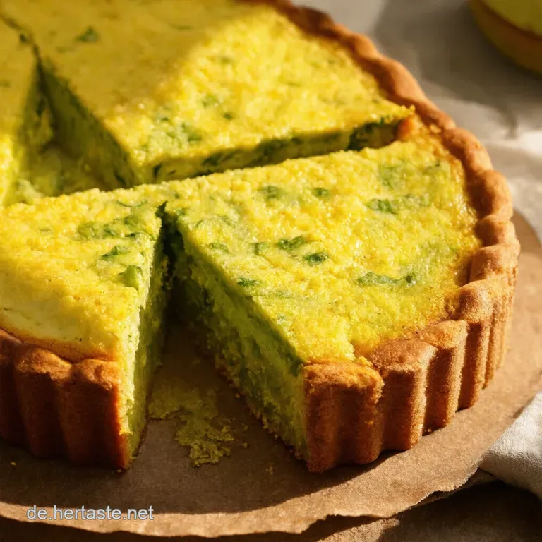 ZucchiniFetaTarte mit frischen Kr&auml;utern